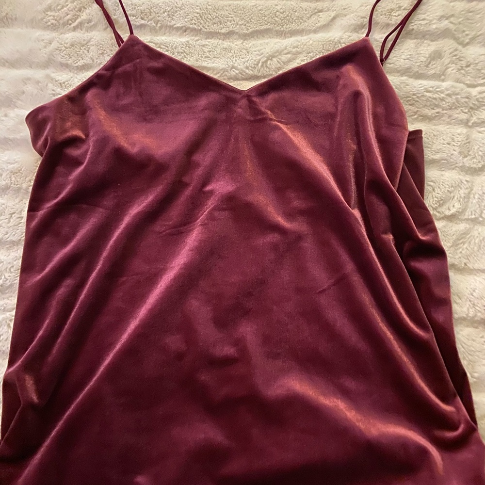 Velvet tank top